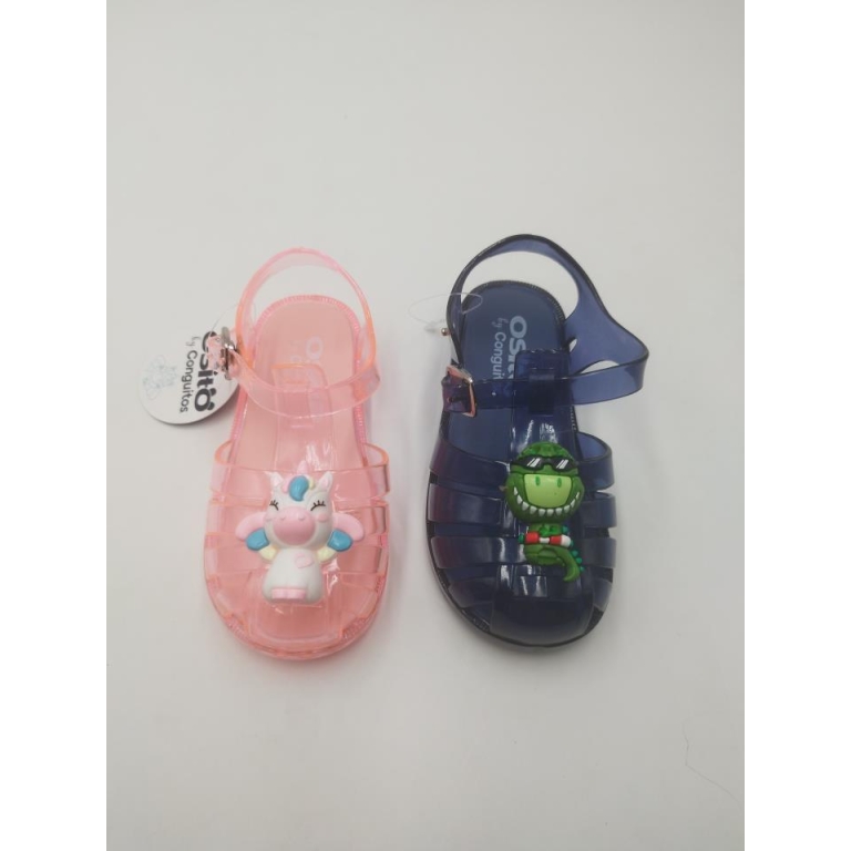 Conguitos cangrejera con plantilla silicona