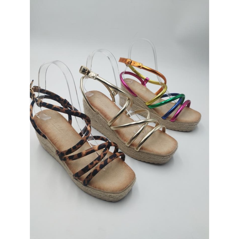 Esparteñas de señora cuña 10 cm