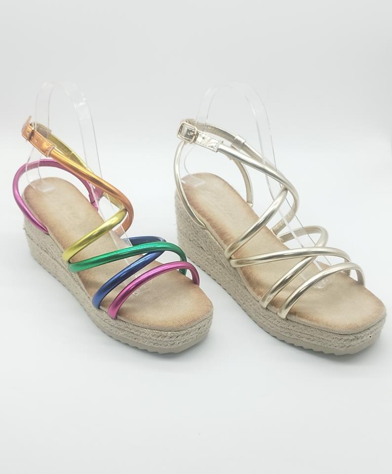 Esparteñas de señora cuña 10 cm