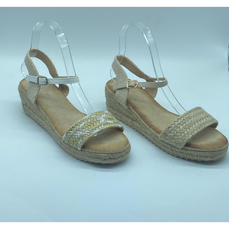 Esparteñas de señora cuña 6 cm