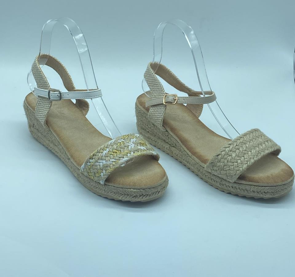 Esparteñas de señora cuña 6 cm
