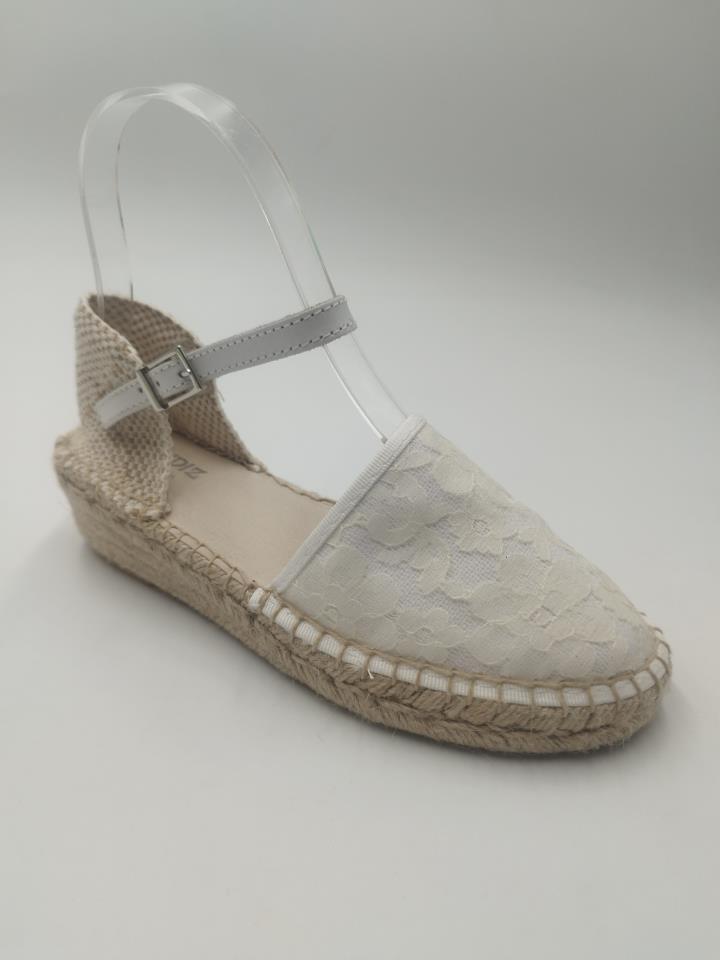 Esparteñas niña con 4 cm cuña
