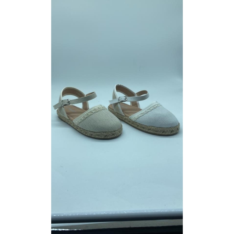 Esparteñas niña con puntilla