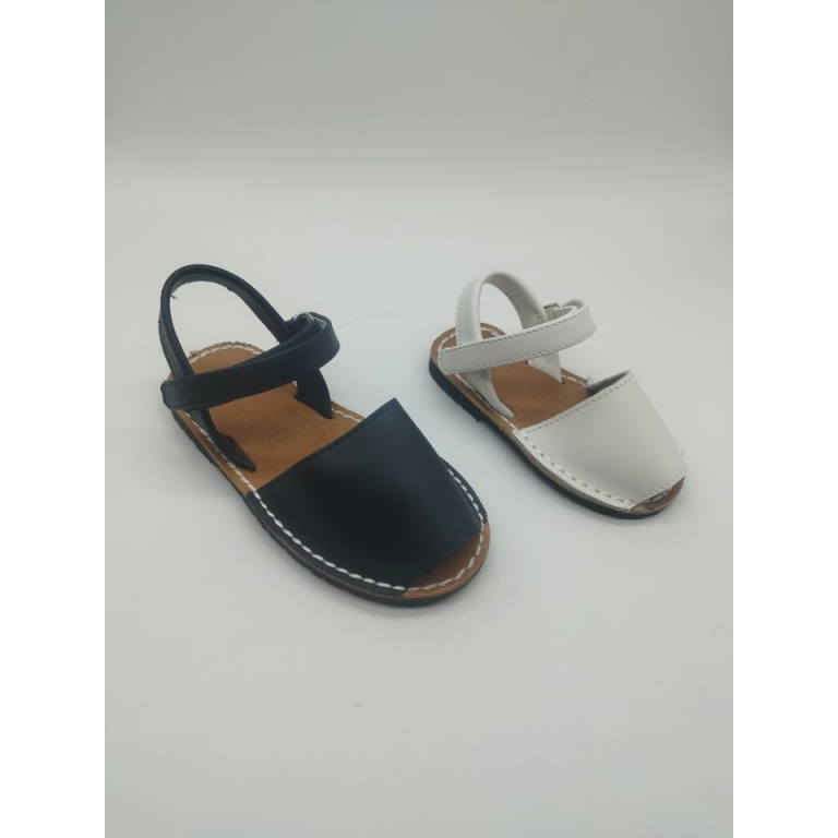 Sandalias niñ s menorquinas con cierre velcro
