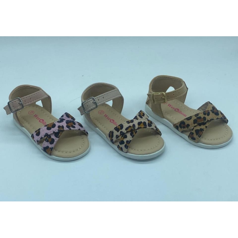 Sandalias niña animal print