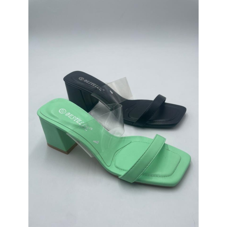 Sandalias de vestir transparente
