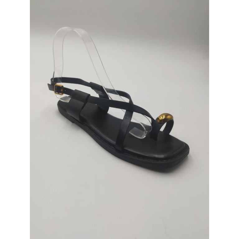 Sandalias planas dorado
