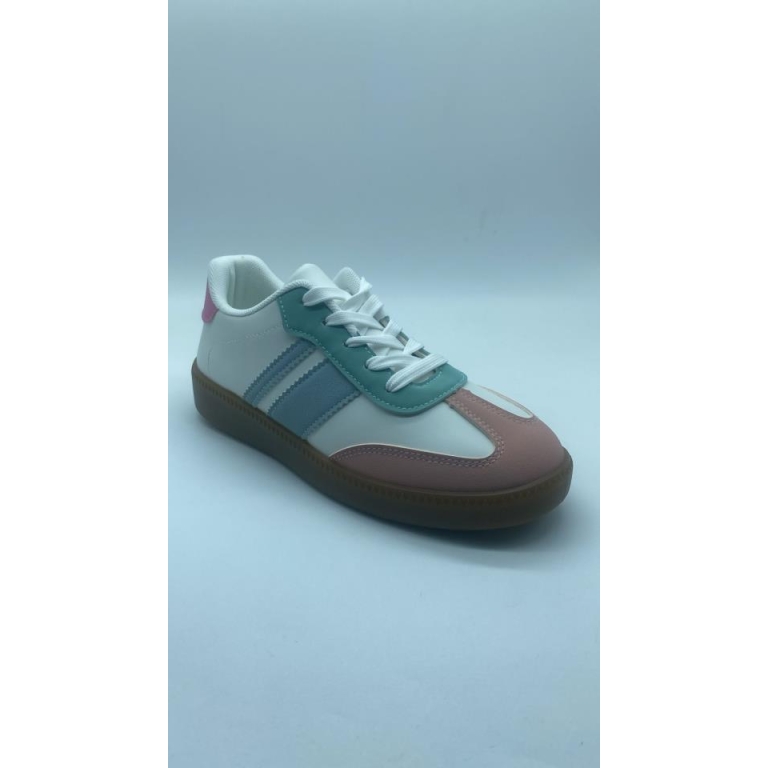 Zapatillas de señora lineas colores