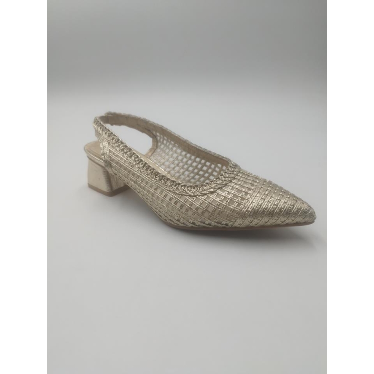 Zapatos de señora calado 4 cm tacon