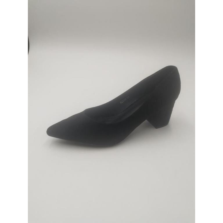 Zapatos de señora salon serraje tacon cuadrado