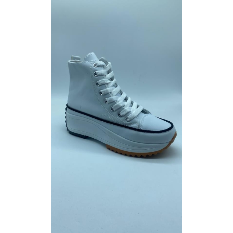Zapatilla abotinada polipiel