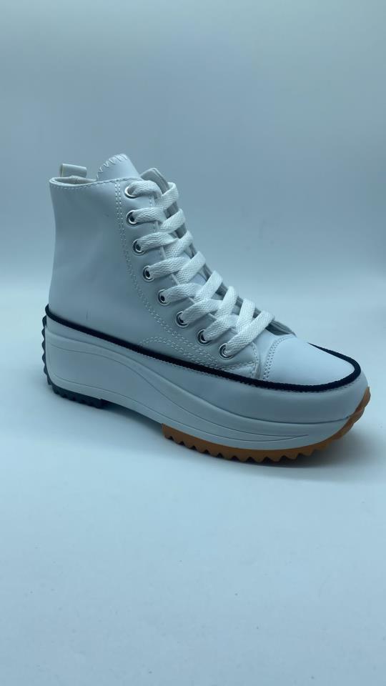 Zapatilla abotinada polipiel