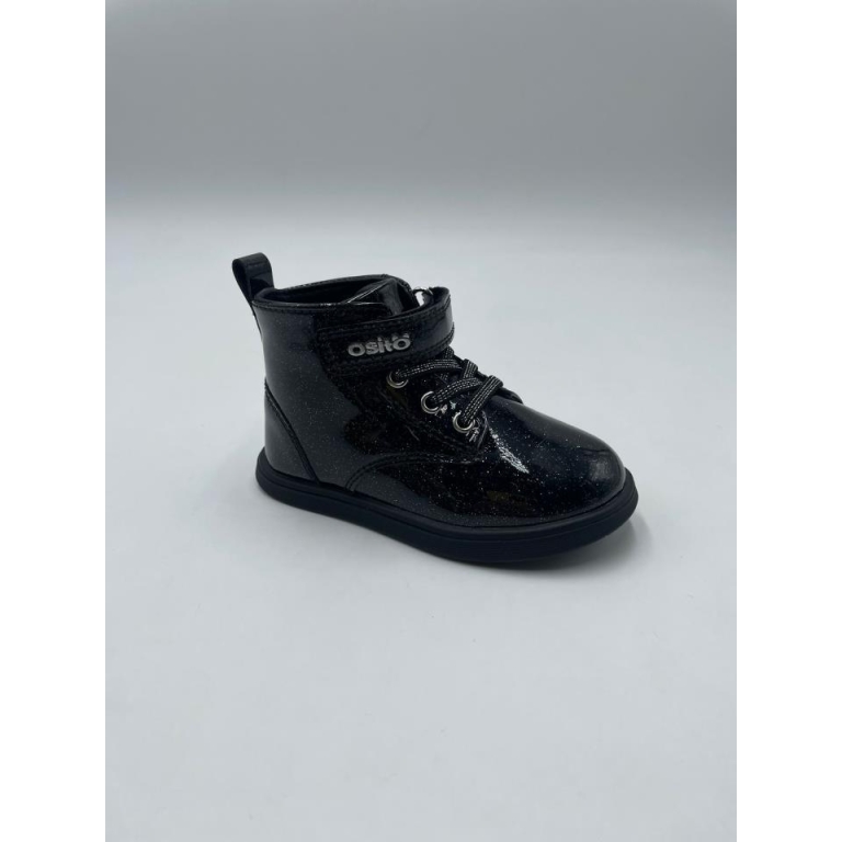 botin bebe con purpurina