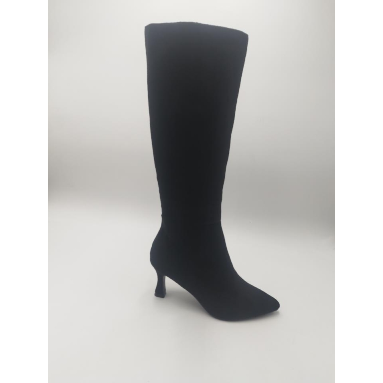 Bota tacon fino serraje