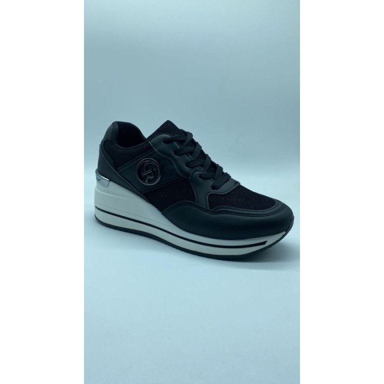 Zapatilla cuña suela blanca