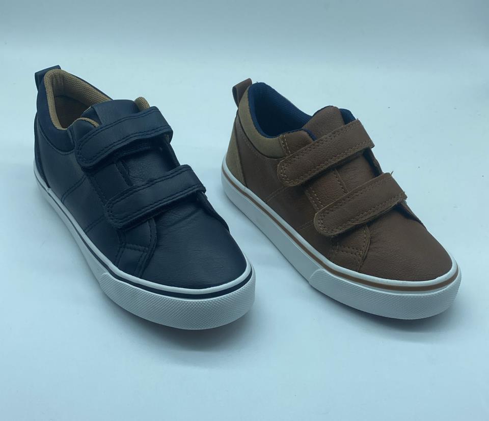 Zapatillas niño velcro polipiel