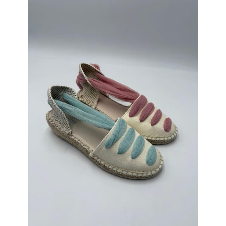 Esparteñas niña con 4 cm cuña