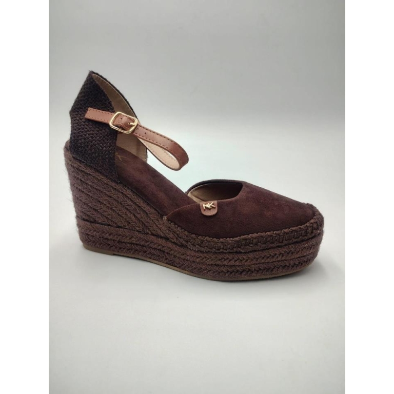 Esparteña atada cafe