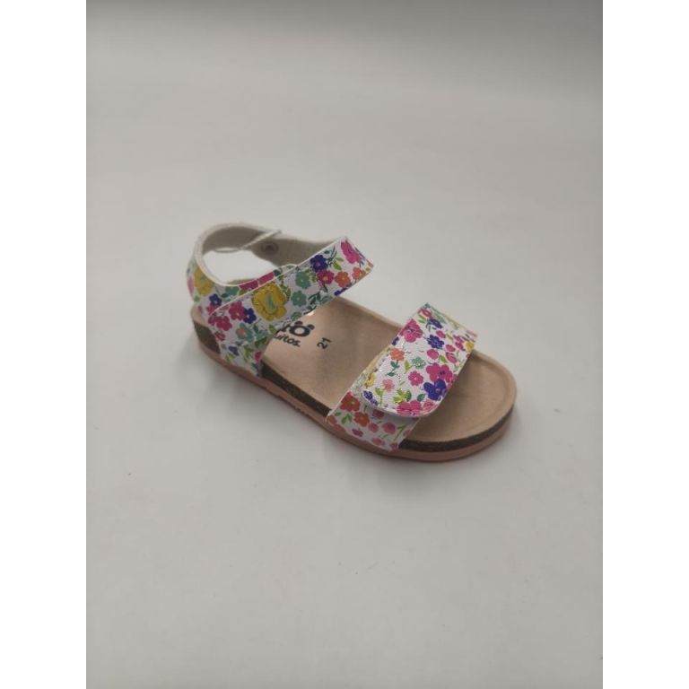 sandalia multi flores