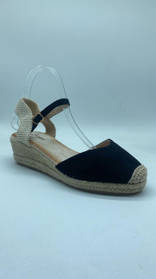 Esparteñas de señora hebilla