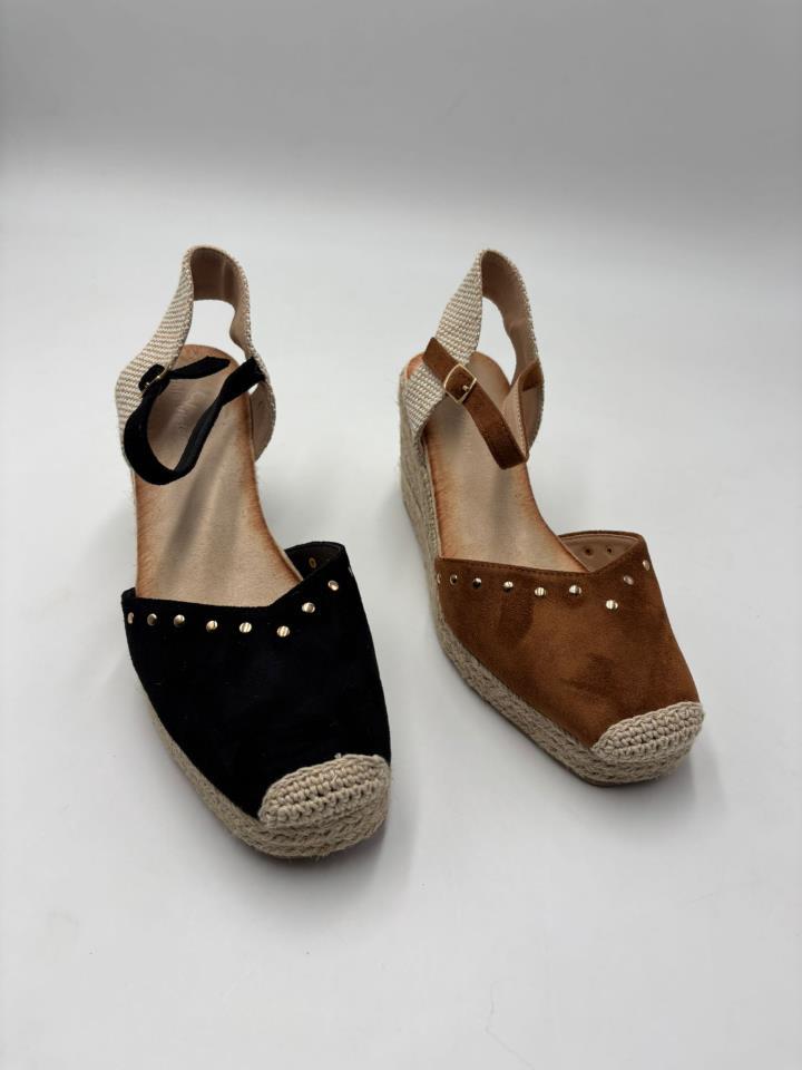 Esparteñas de señora tachuelas