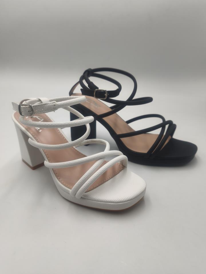 sandalia plataforma tiras