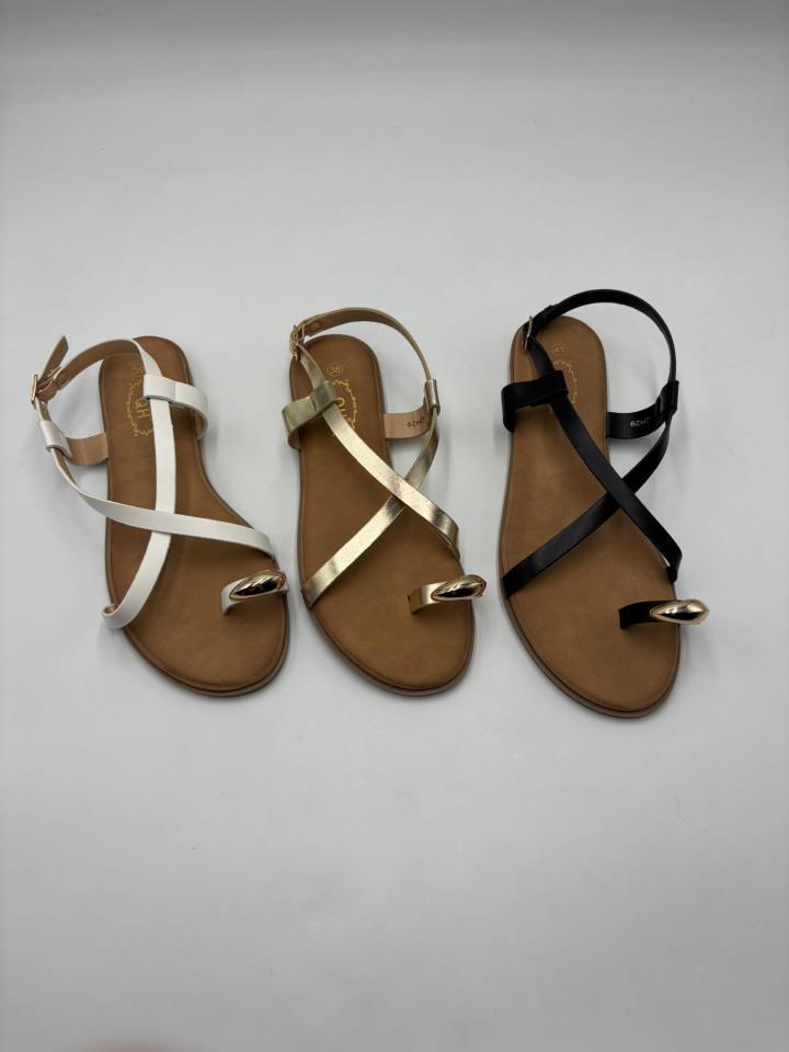 Sandalias dedo dorada