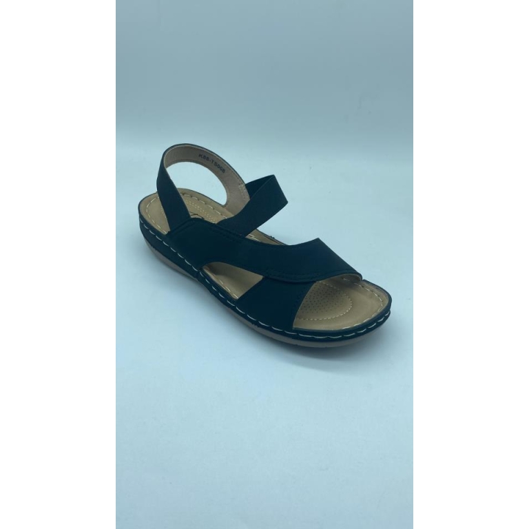 Sandalias gomas con costuras