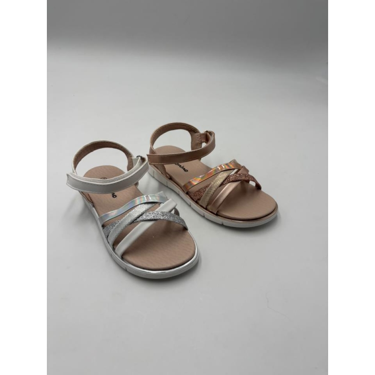 Sandalias niña crucadas