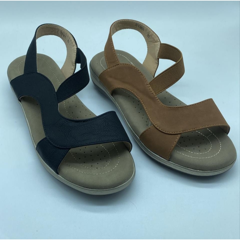 Sandalias planas gomas
