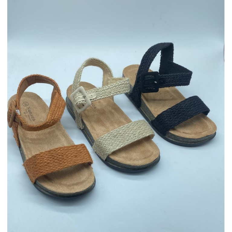 Sandalias trenzada suela bio